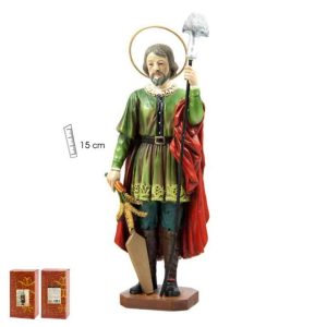Figura de Sant Isidre Llaurador, patró dels agricultors, 15 cm