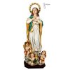 figura de resina pintada de la inmaculada de 44cm