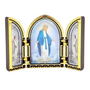 TRÍPTICO VIRGEN DE LA MEDALLA MILAGROSA
