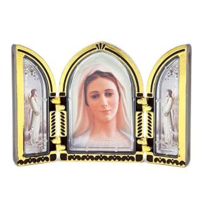 TRÍPTICO VIRGEN MEDJUGORJE