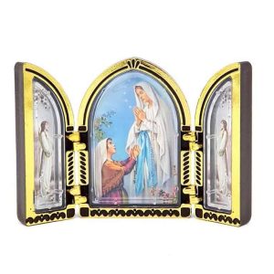 TRÍPTICO VIRGEN DE LOURDES