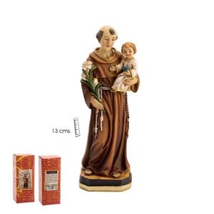Figura san Antonio de Padua con el Niño Jesús, varios tamaños