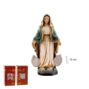 Figura Virgen Milagrosa con Medalla, varios tamaños