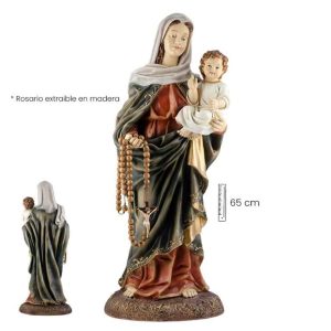 Figura Virgen del Rosario, 67 cm