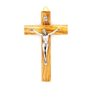 Crucifijo de madera de olivo 15 cm