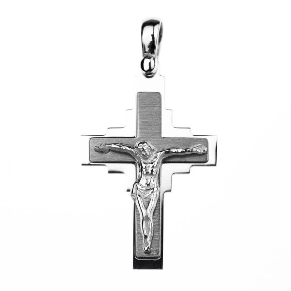 colgante crucifijo triple