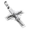 colgante crucifijo triple inclinado