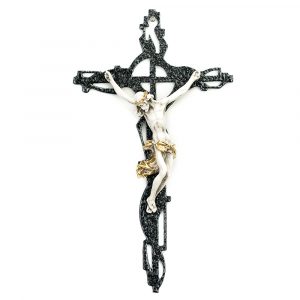 CRUCIFIJO ESTILO MODERNO, 15 CM