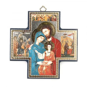 Creu amb icona amb la Sagrada Família