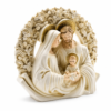 Figura Sagrada Familia resina color 12 cm lado 2