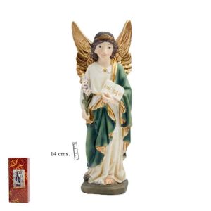 Figua san Gabriel Arcángel, patrono de las telecomunicaciones, 14 cm