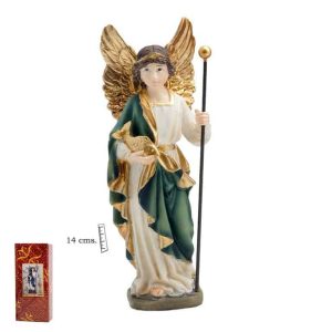 Figura san Rafael Arcángel, patrono de los médicos, 14 cm