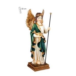 Figura de Sant Rafel Arcàngel, patró dels metges i les metgesses, 32 cm