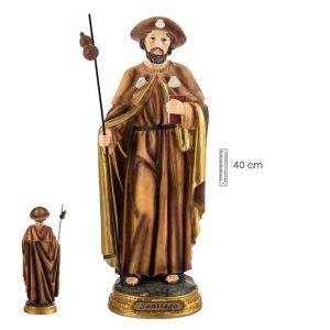Figura Santiago de Compostela, peregrino, varios tamaños