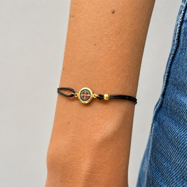pulsera baño oro san benito