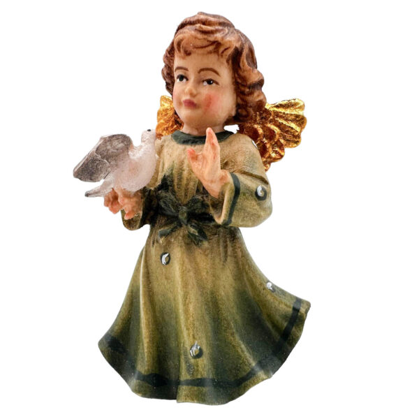 angel madera verde paloma