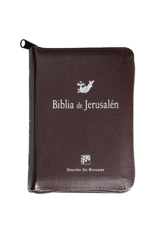 biblia de jerusalen modelo bolsillo con cremallera detail