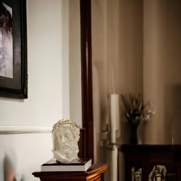 busto pequeño jesus blanco casa