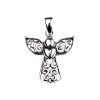 colgante angel plata