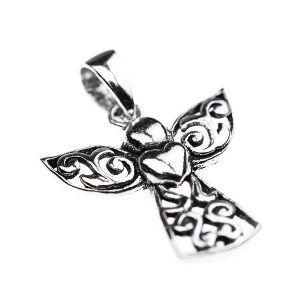 colgante angel plata 2