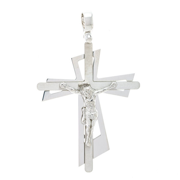 colgante crucifijo calado moderno