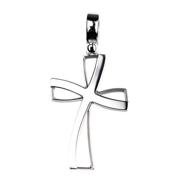 colgante cruz diseño helice