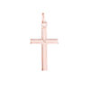 colgante cruz oro rosa