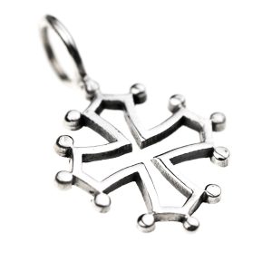 colgante cruz plata apostoles
