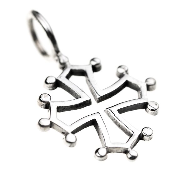 colgante cruz plata apostoles