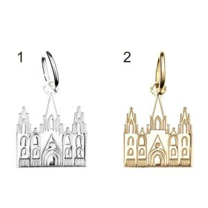 colgante fachada catedral de barcelona plata925