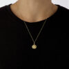colgante medalla san miguel oro 18k 109658