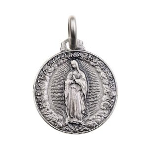 colgante medalla virgen de guadalupe