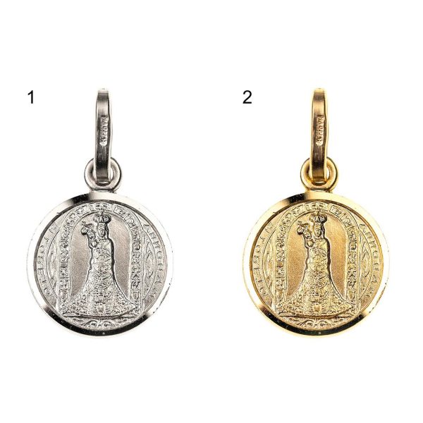 colgante medalla virgen del loreto dos modelos