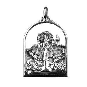 colgante medalla virgen del pilar