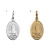 colgante medalla virgen fatima