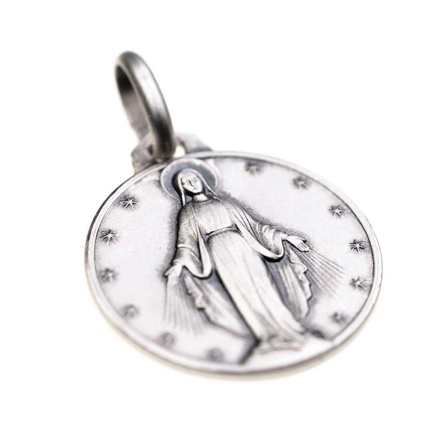 colgante medalla virgen milagrosa estilo circular 2