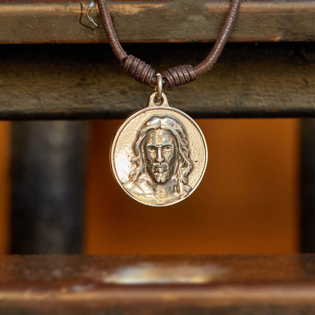 colgante rostro de cristo