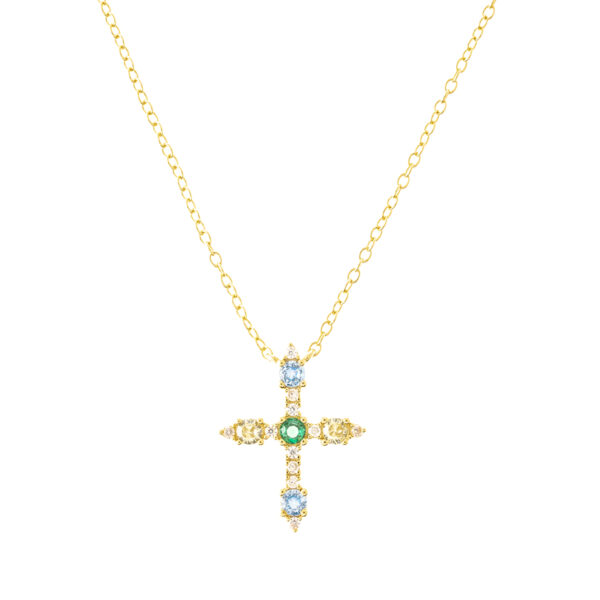 collar circonitas plata