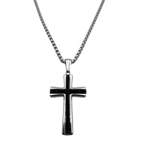 collar cruz hombre