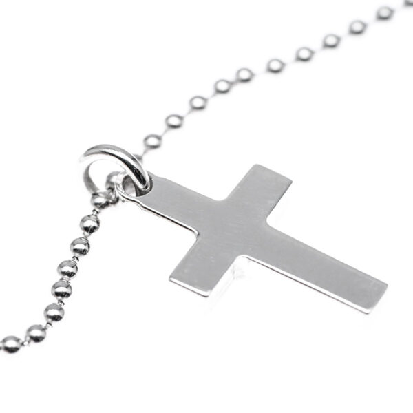 collar cruz minimalista
