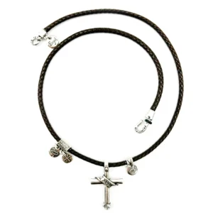 collar cruz y medalla simbolos primeros cristianos