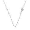 collar cuentas benito plata detalle