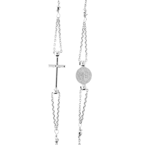 collar fino san benito medalla