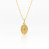 collar oro milagrosa pieza