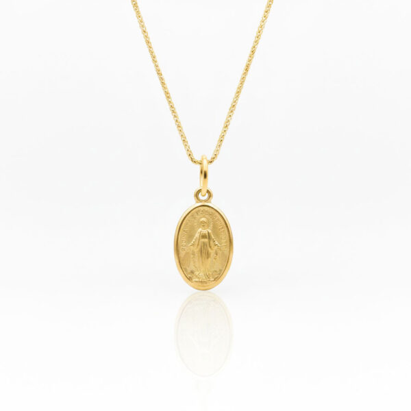 collar oro milagrosa pieza