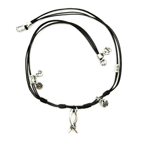 collar peregrinacion marron