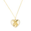 collar sagrado corazon acero inoxidable dorado