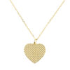 collar sagrado corazon acero inoxidable reverso dorado
