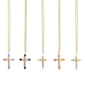 collares baño de oro esmalte