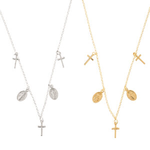 collares milagrosa cruces